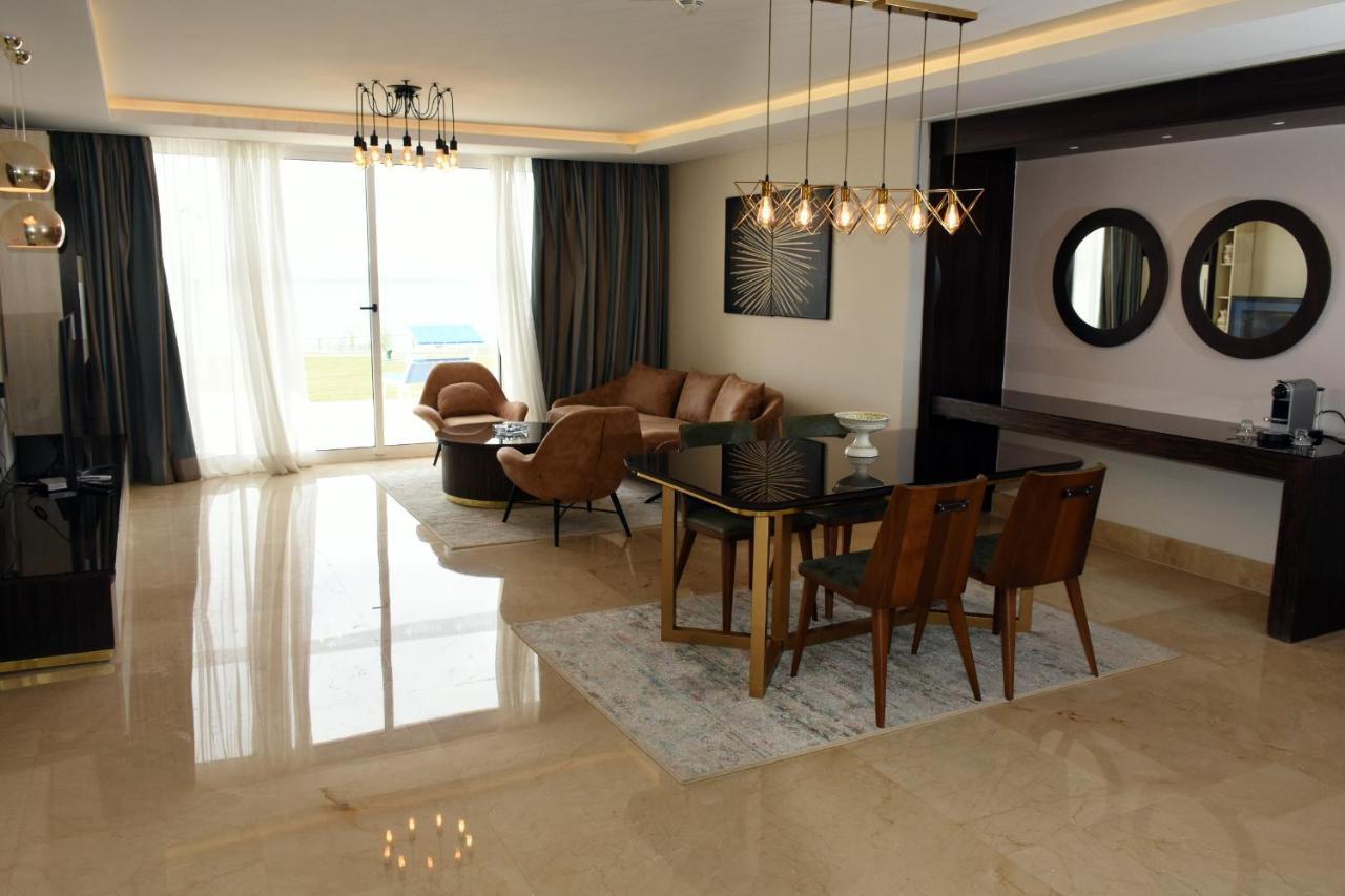 Pickalbatros White Beach Taghazout (Adults Only) Exterior photo A living room in a luxury apartment